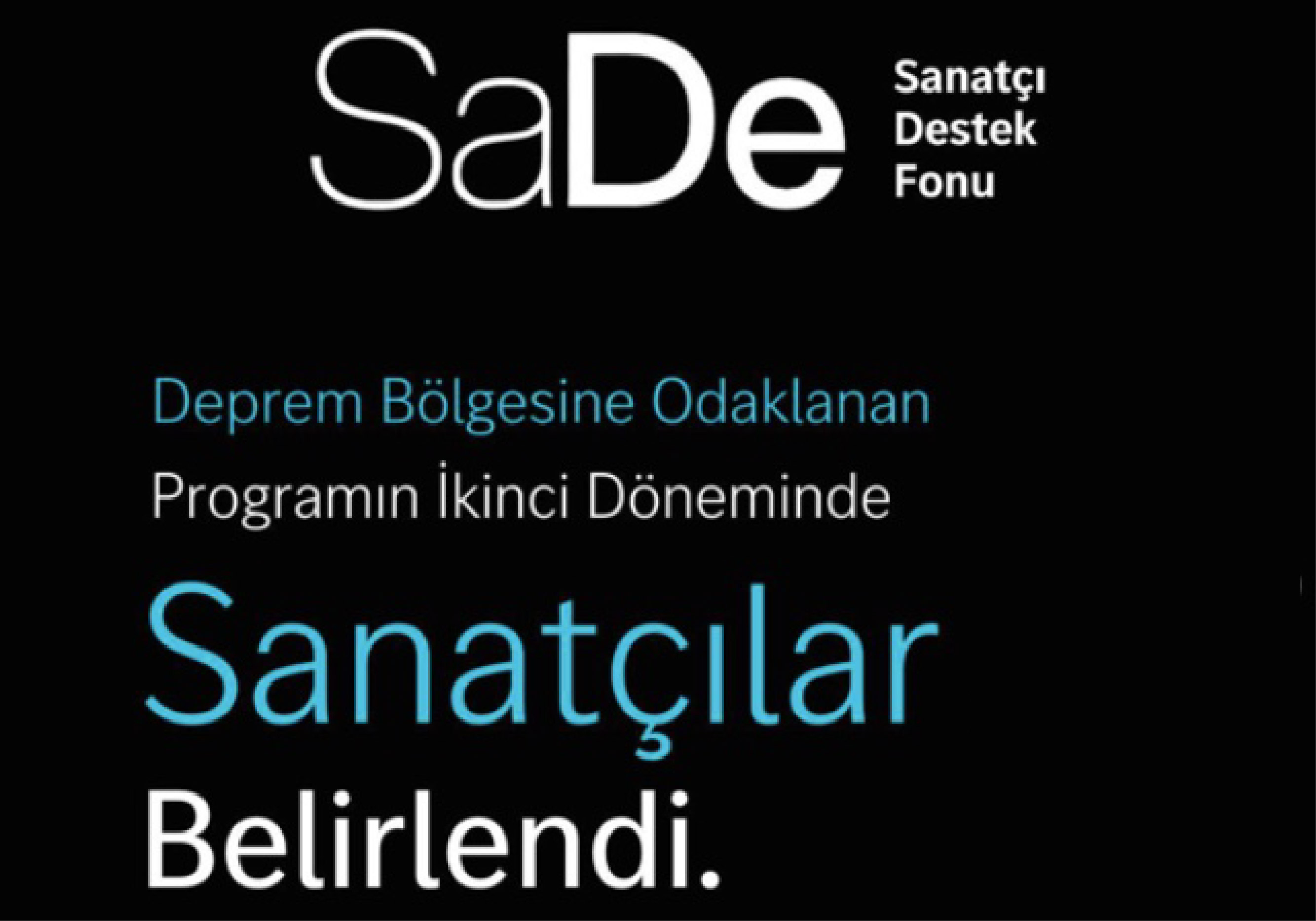 SaDe Programının İkinci Dönem Sanatçıları Belli Oldu!