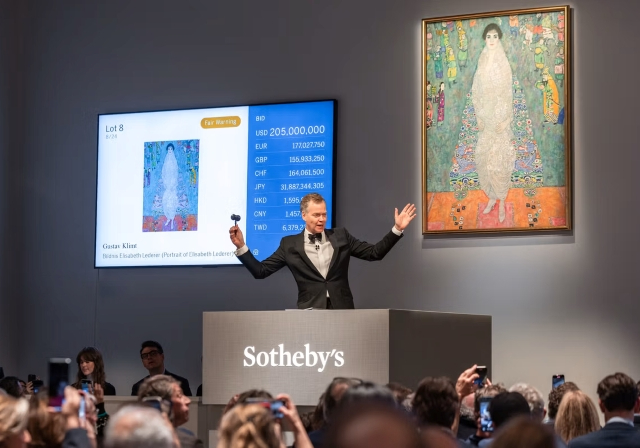 Klimt'in "Elisabeth Lederer" Portresi Sotheby's'te $236,4 Milyonluk Tarihi Bir Rekor Kırdı