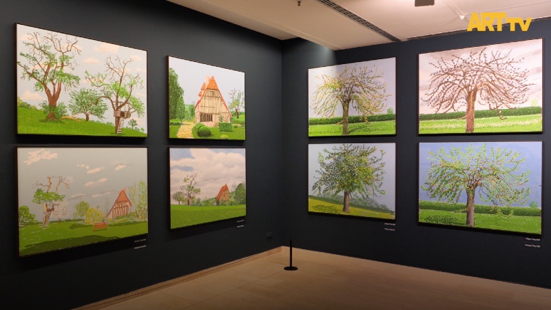 David Hockney | Baharın Gelişi, Normandiya, 2020 | Sakıp Sabancı Müzesi