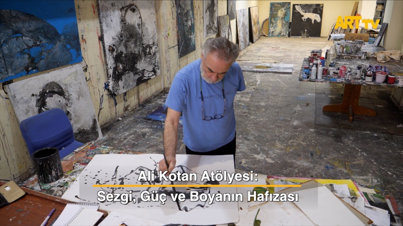 Ali Kotan Atölyesi: Sezgi, Güç ve Boyanın Hafızası